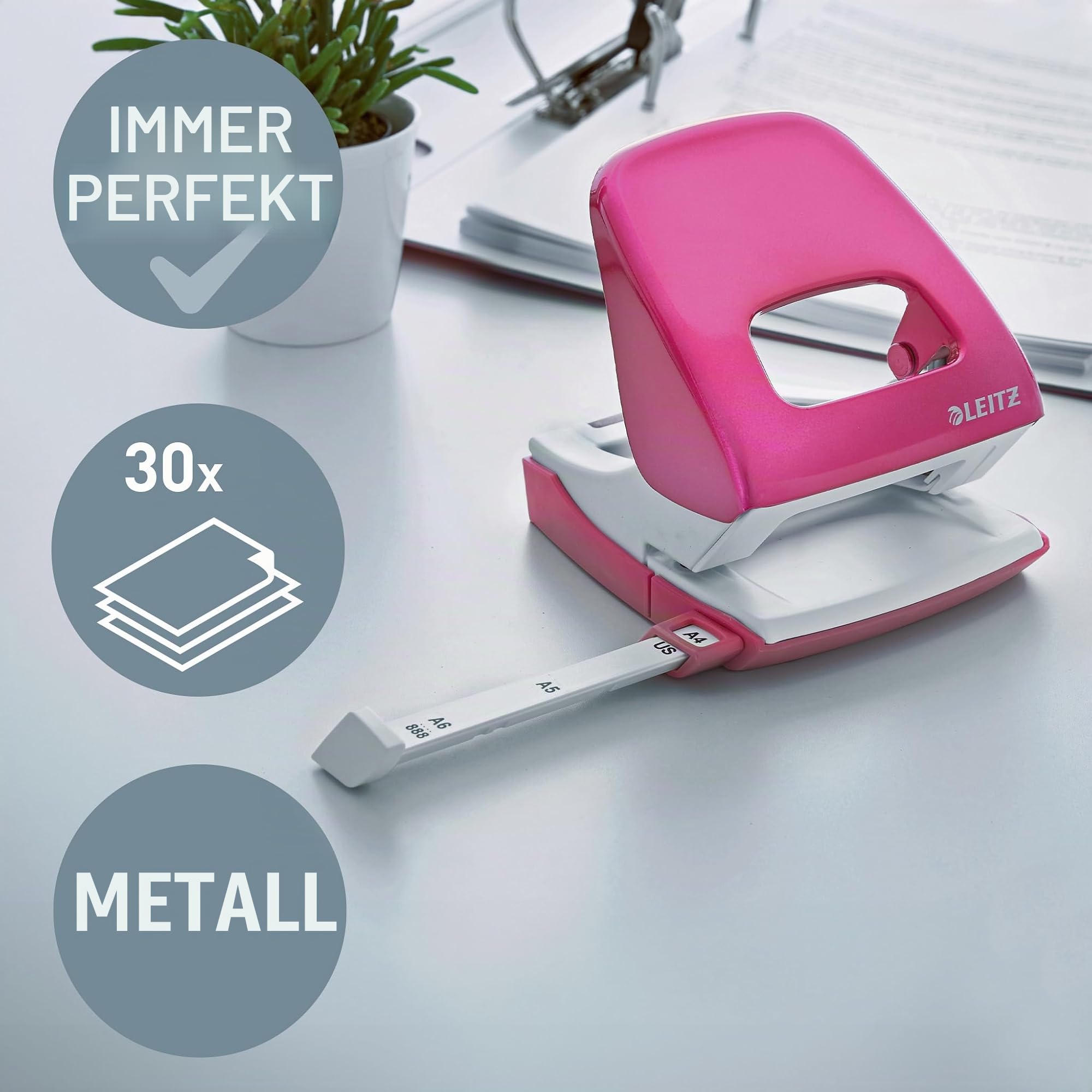 leitz-wow-b-rolocher-50081023-aus-metall-f-r-30-blatt-pink image 2
