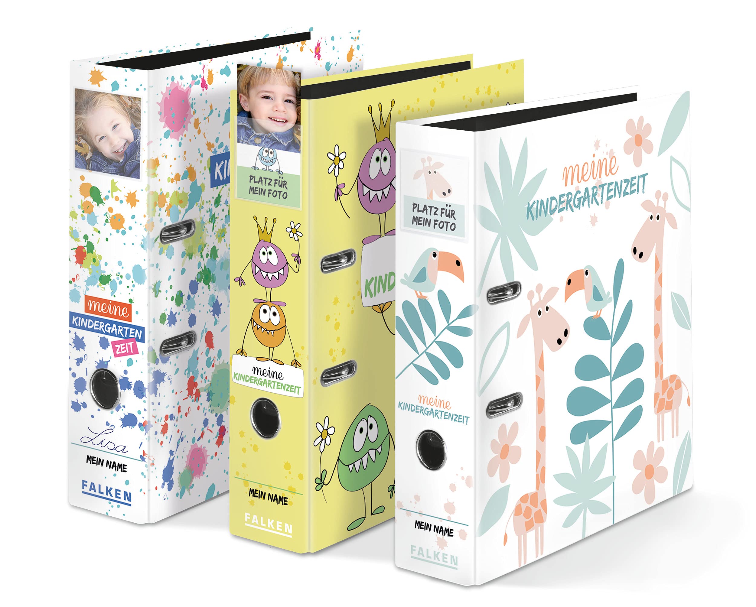 falken-kindergarten-ordner-din-a4-8-cm-motiv-dschungel-10er-pack image 2