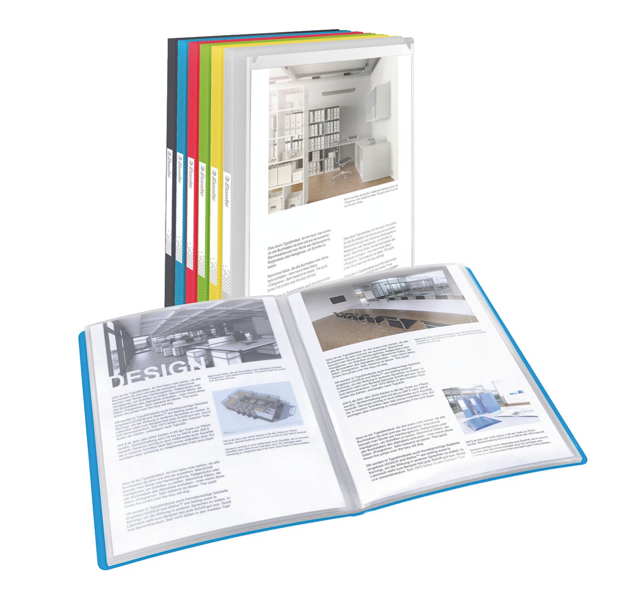 esselte-colour-ice-sichtbuch-a4-gelb-80-h-llen image 5