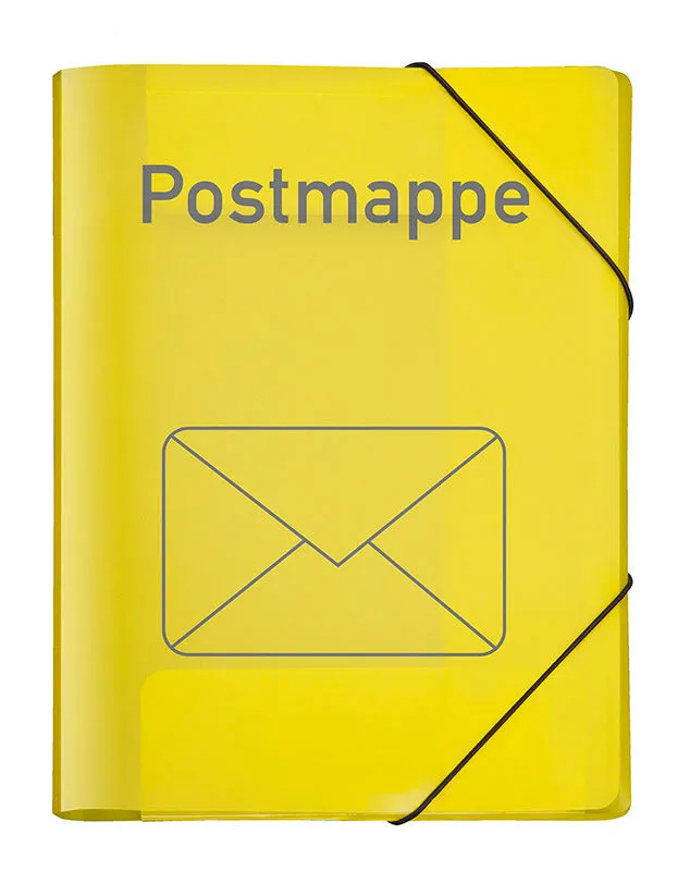 veloflex-velobag-sammelmappe-postmappe-din-a4-pp-gelb-mit-gummizug image 1