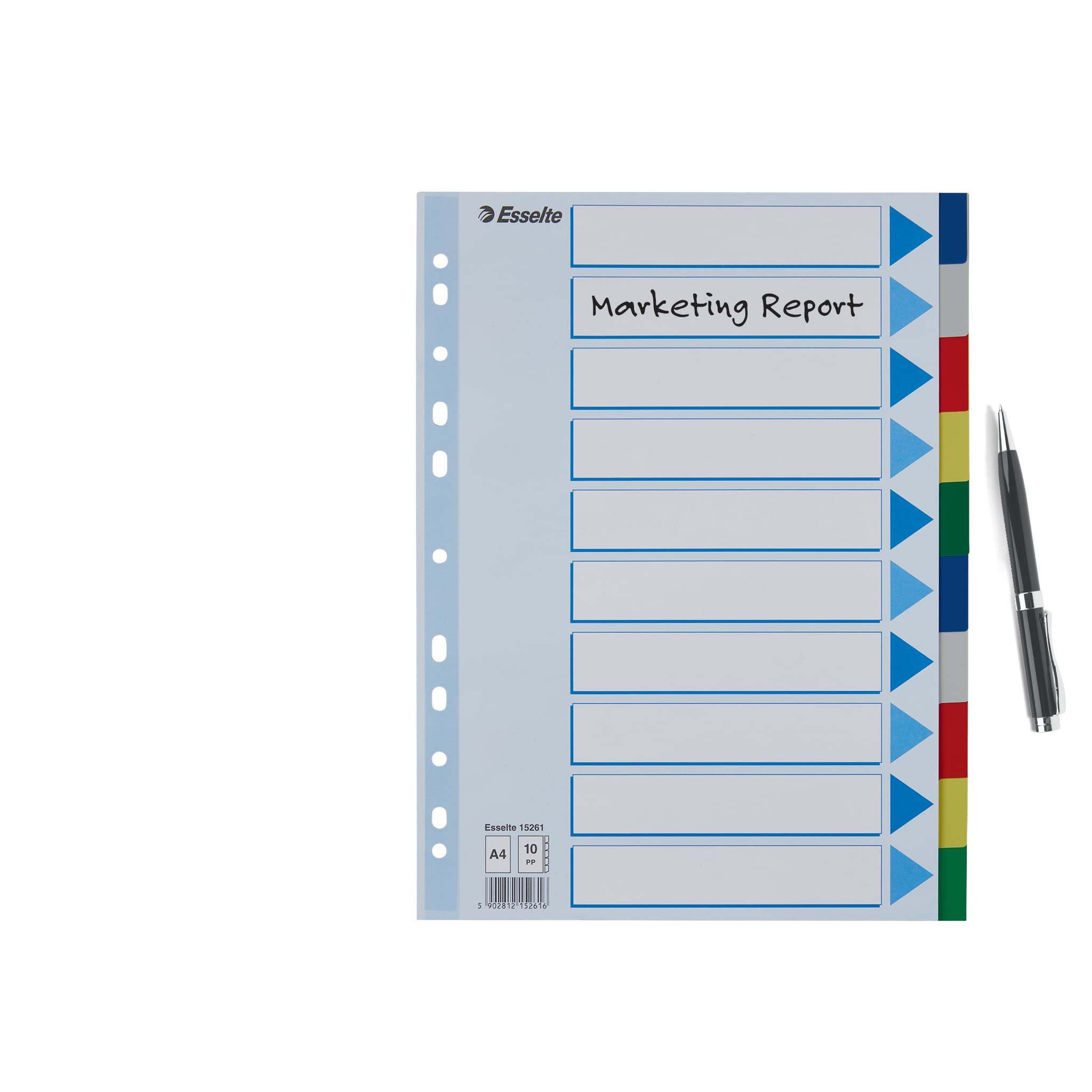 esselte-register-a4-10-taben-mehrfarbig-kunststoff image 6