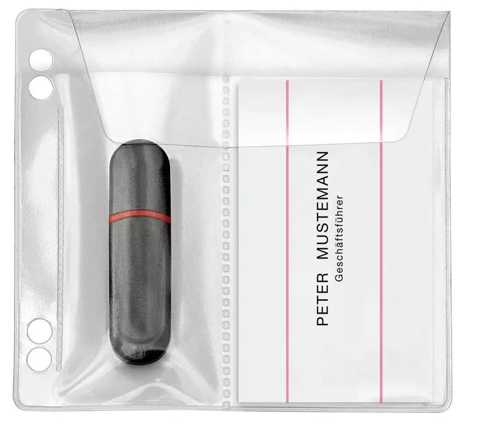 veloflex-usb-stick-h-lle-pvc-f-r-2-usb-sticks-5er-packung-transparent image 1