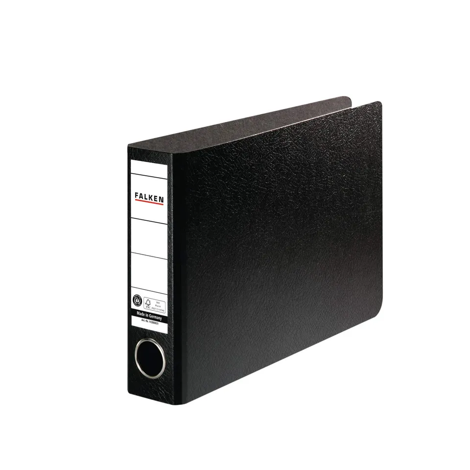 falken-ordner-a5-quer-5-cm-schwarz-hartpappe image 1