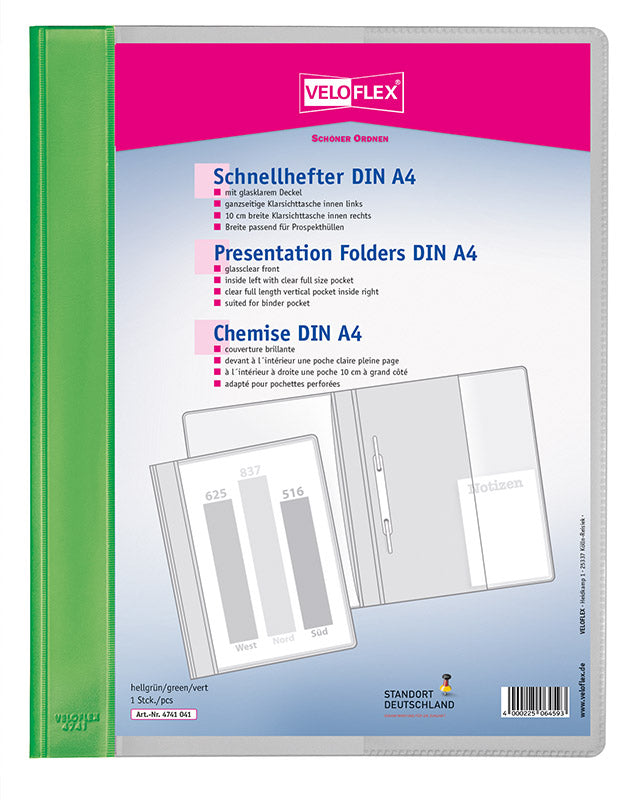 veloflex-schnellhefter-veloform-din-a4-pvc-gelb-vorderdeckel-glasklar image 6