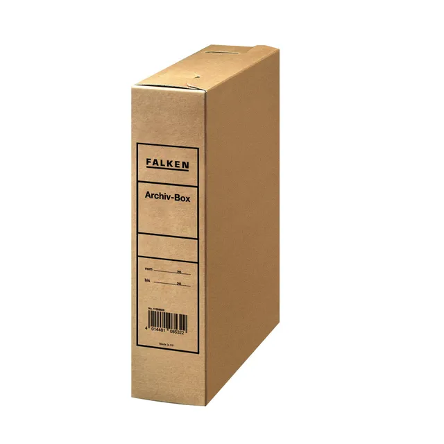 falken-archiv-box-wellpappe-din-a4-23-1x8-2x32-2-cm-braun image 1