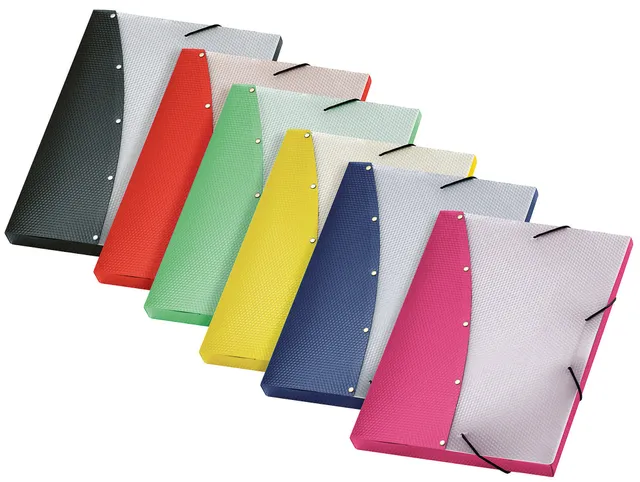 veloflex-sammelbox-diamond-din-a4-pp-mit-gummizug-6-farben image 1
