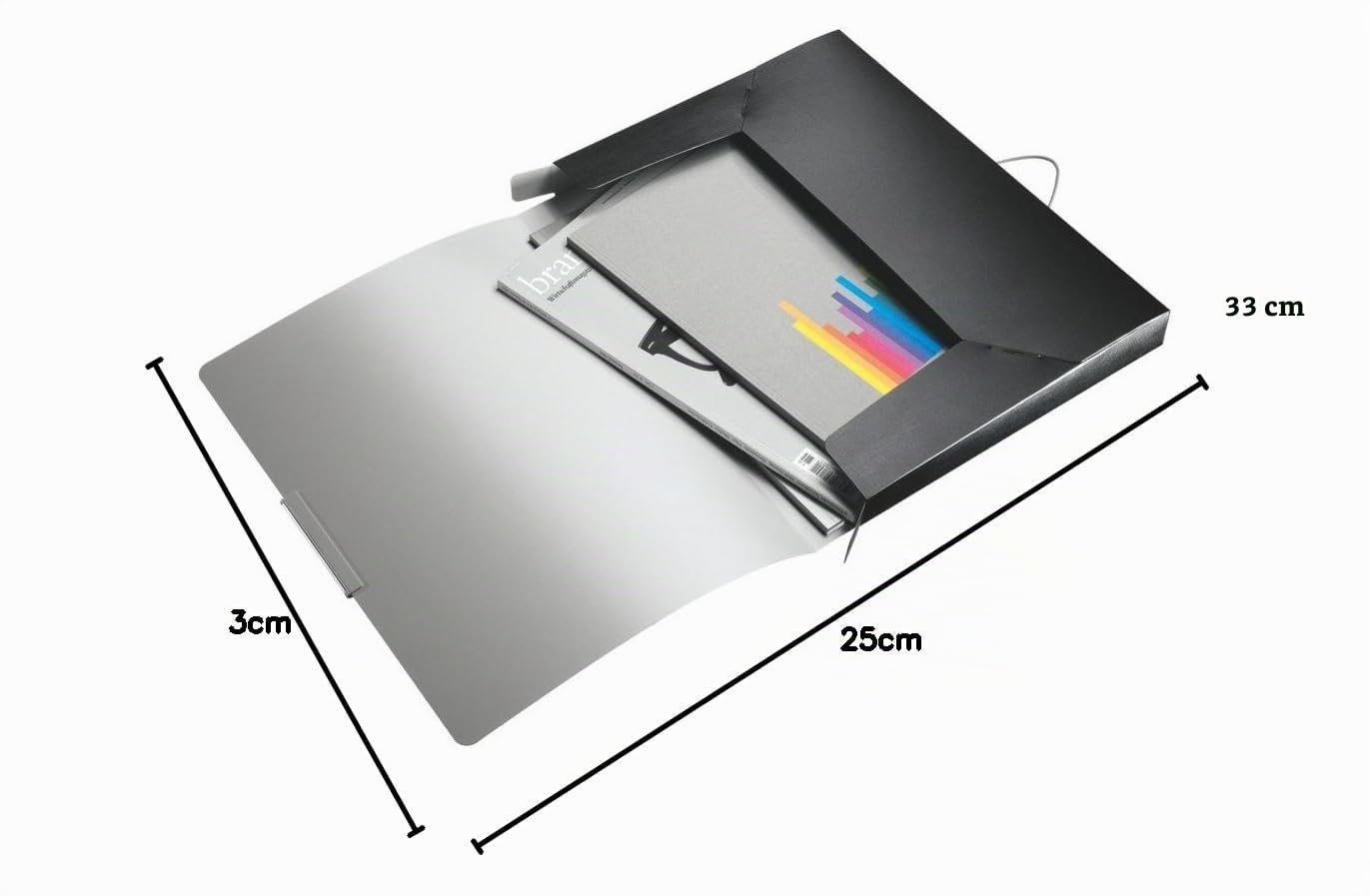 leitz-style-ablagebox-a4-pp-30-mm-satinschwarz-39560094 image 6