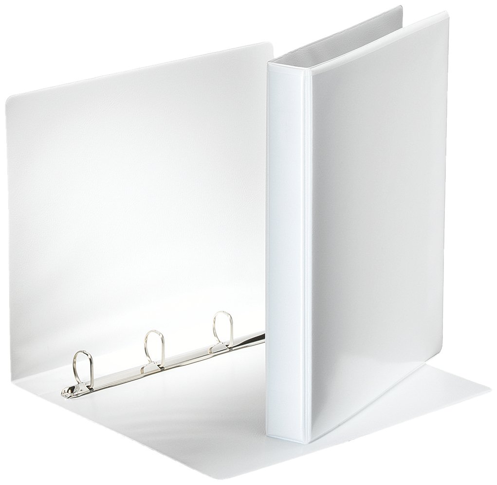 esselte-pr-sentations-ringbuch-a4-4-ringe-25-mm-vollplastik-wei-49702 image 1