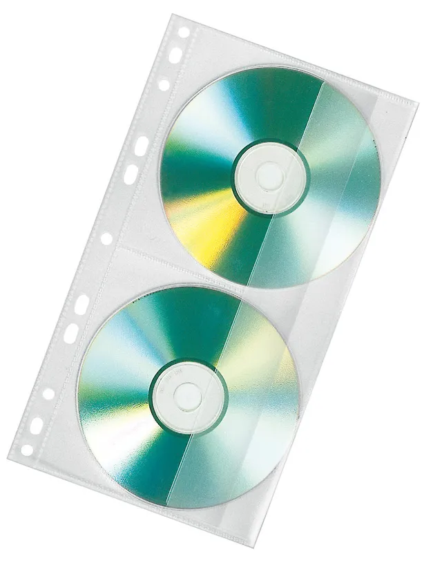 veloflex-velobox-cd-dvd-doppelh-lle-143x255-mm-pp-f-r-2-cds-10er-pack-transparen image 1