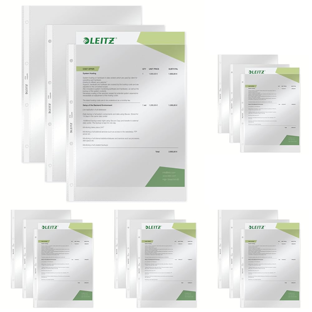 leitz-super-premium-prospekth-llen-a4-glasklar-gl-nzend-10-st-ck-0-08-mm image 8