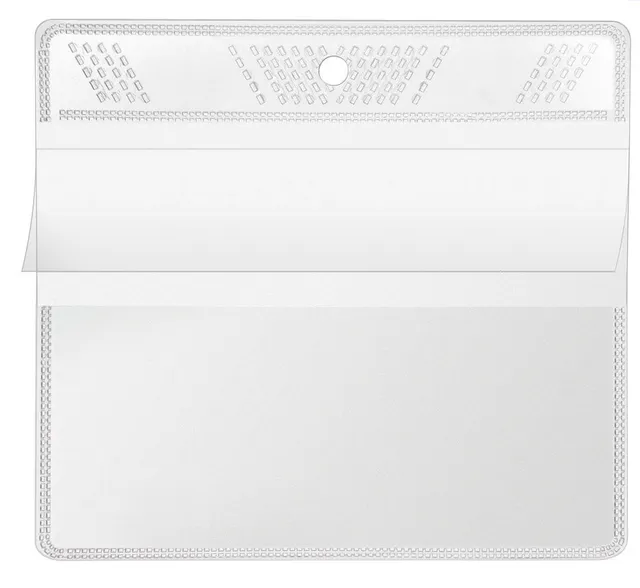 veloflex-sichttasche-din-a7-120x77-mm-pp-140my-glasklar-100er-gro-packung image 1