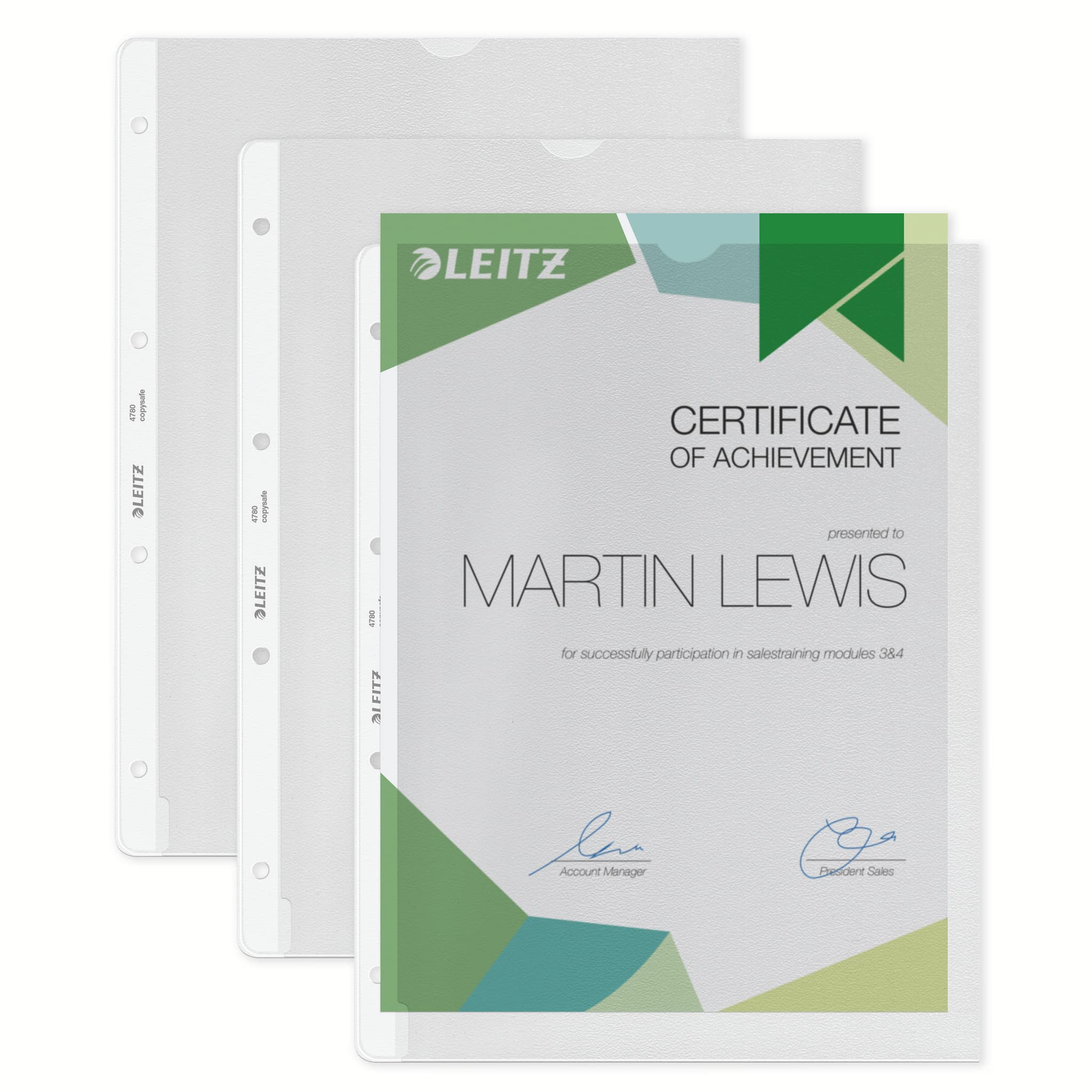 leitz-4780-pr-sentationsh-lle-a4-premium-pvc-120-mikron-transparent-100-st-ck image 1