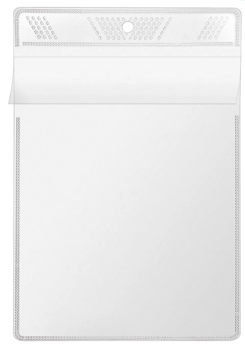 veloflex-sichttasche-din-a6-pp-140-my-glasklar-mit-klappe-10er-packung image 1