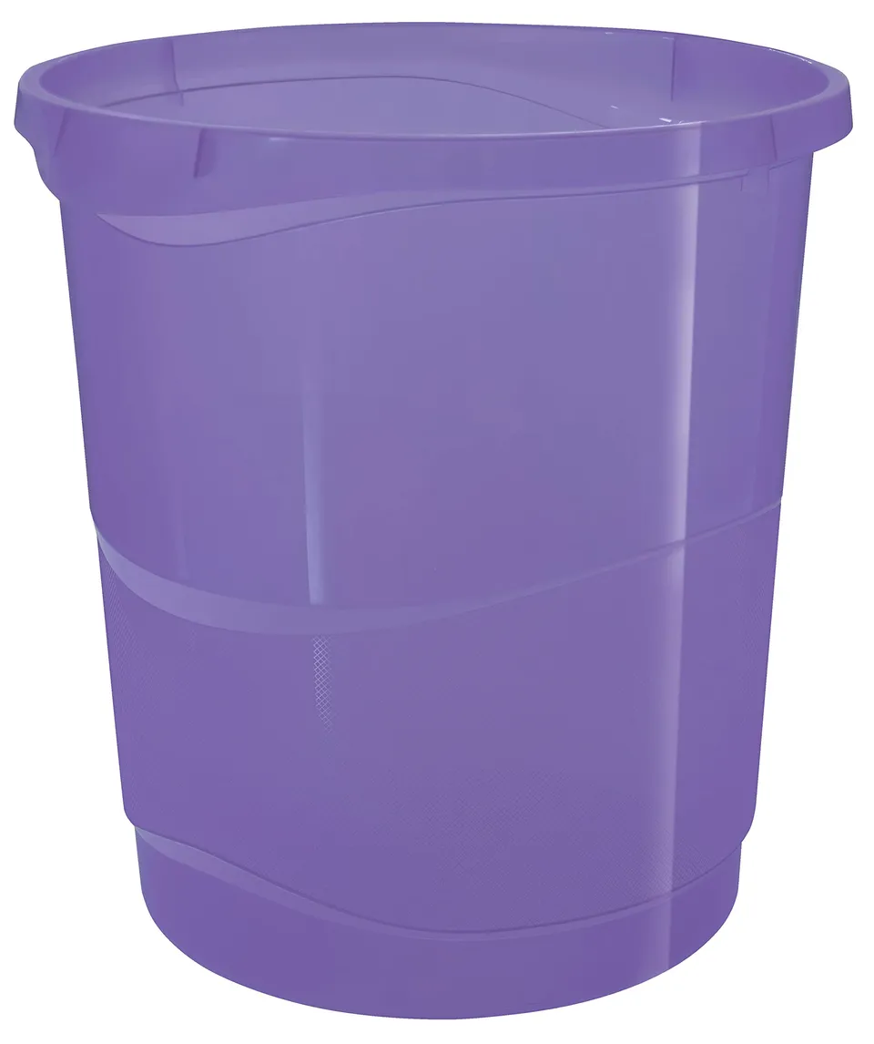 esselte-colour-breeze-papierkorb-14-liter-lavendel-kunststoff-mit-pr-gemuster image 1