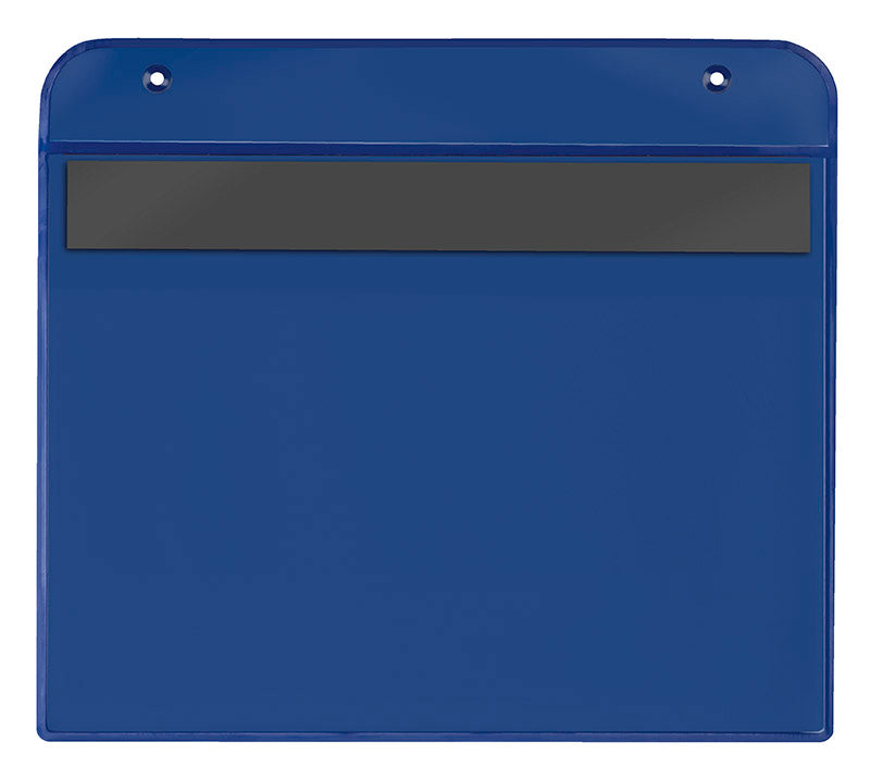 veloflex-magnettasche-din-a5-quer-pvc-mit-magnetstreifen-blau image 2