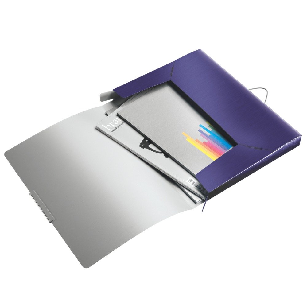leitz-style-ablagebox-a4-pp-30-mm-titanblau image 2
