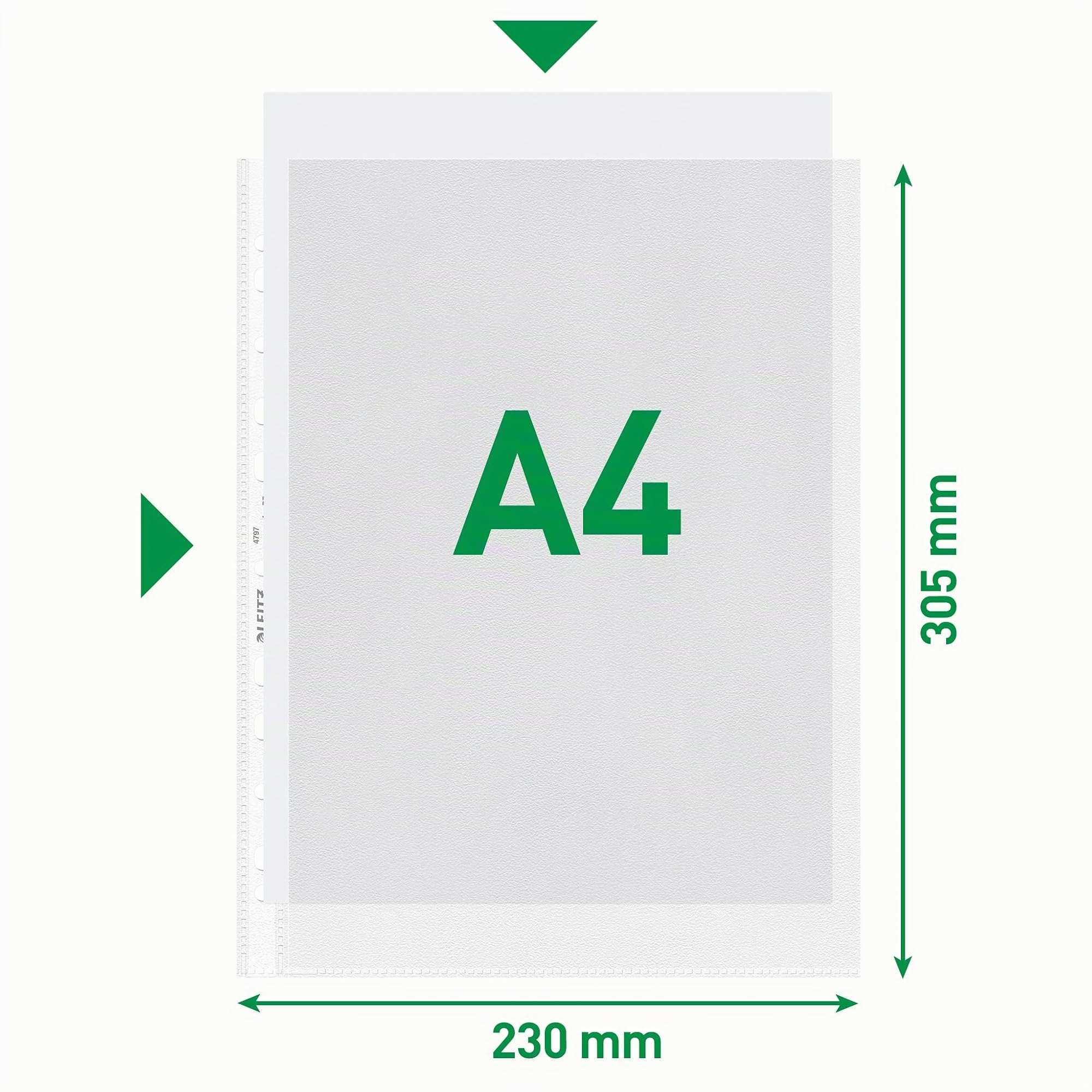 leitz-standard-prospekth-llen-a4-100-st-ck-85-micron-recycelbar image 5