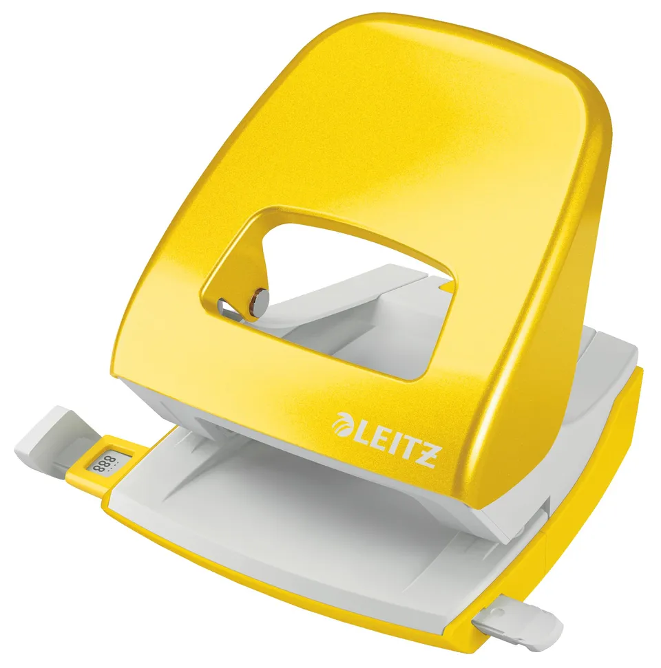 leitz-wow-locher-metall-30-blatt-gelb-50082016 image 1