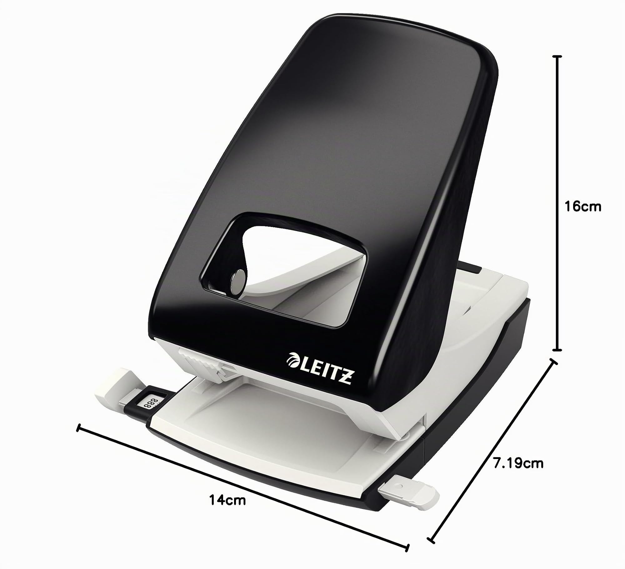 leitz-starker-b-rolocher-metall-f-r-40-blatt-mit-anschlagschiene image 8