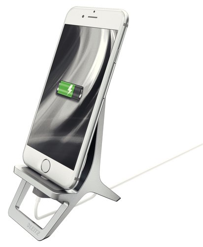 leitz-style-smartphone-st-nder-universal-zink-silber-65100084 image 3