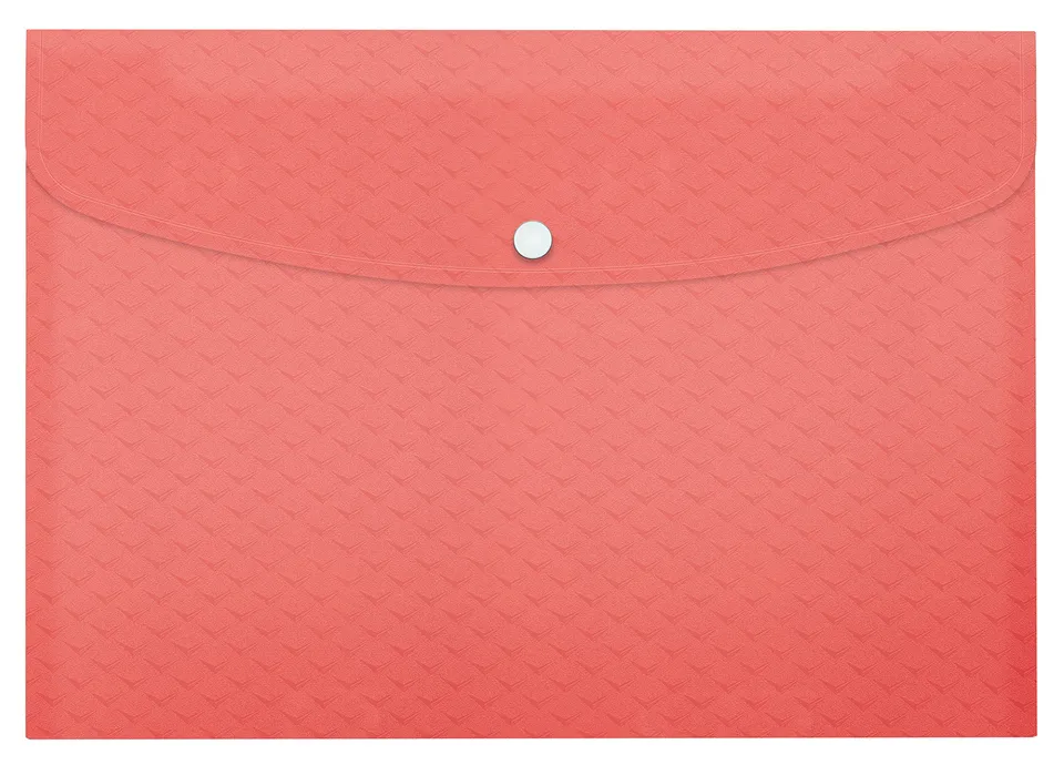 esselte-colour-breeze-a4-dokumententasche-mit-druckknopf-3er-set-koralle image 1