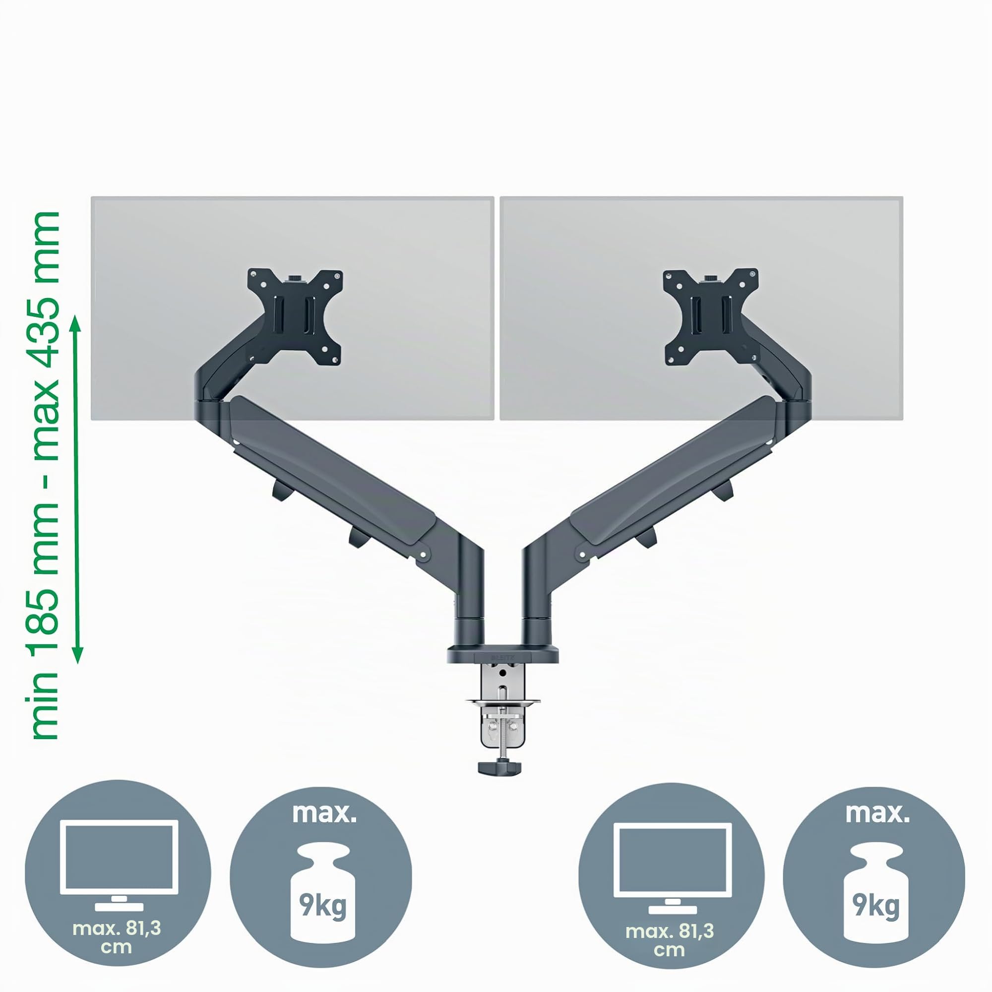 leitz-ergo-doppel-monitor-arm-2x32-zoll-vesa-grau-65370089 image 4