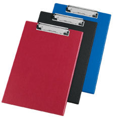 veloflex-basic-schreibplatte-din-a4-pvc-mit-spezialklammer-3-farben-sortiert image 1