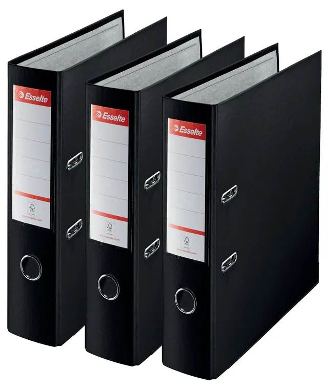 esselte-no-1-ordner-breit-din-a4-3er-pack-schwarz-7-5-cm-624294 image 1