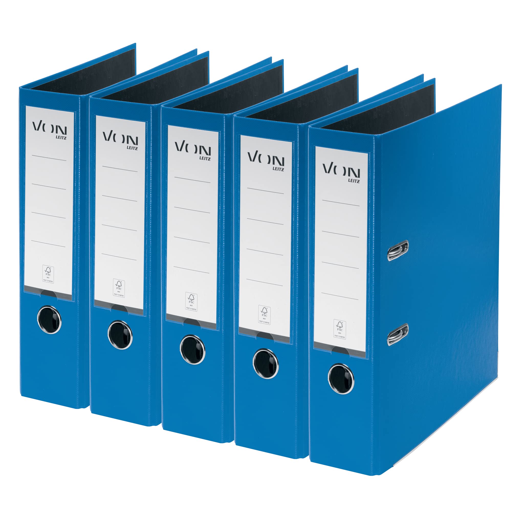 leitz-von-ordner-a4-80-mm-blau-5er-pack-10551035 image 1