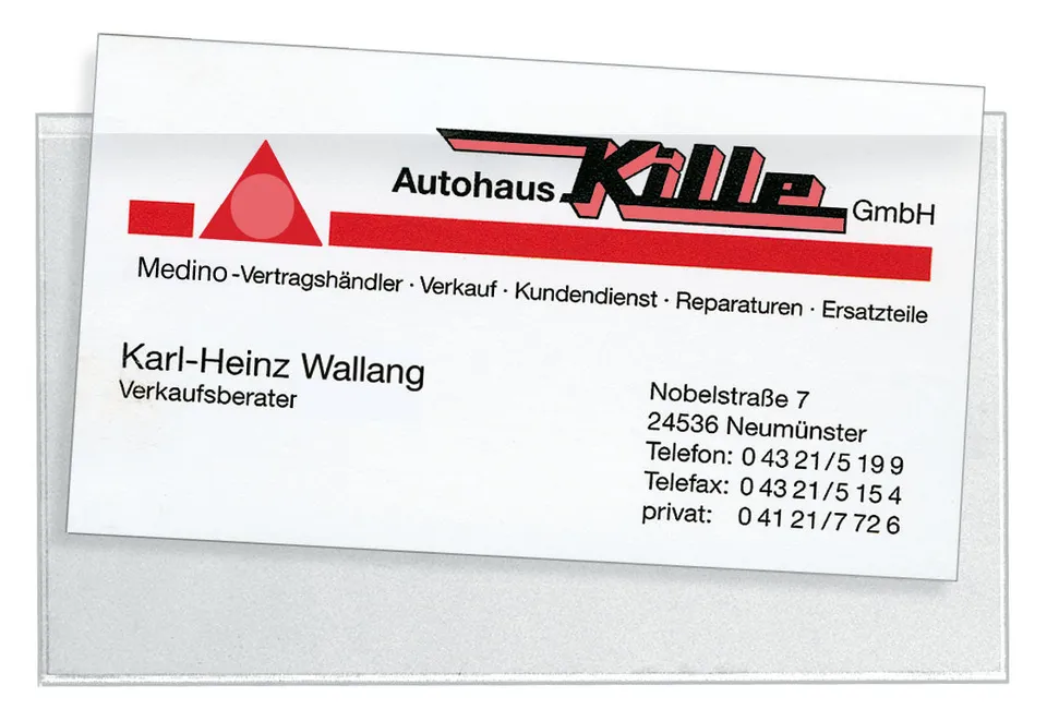 veloflex-velocoll-visitenkartentaschen-112-x-62-mm-pp-selbstklebend-100er-pack-g image 1