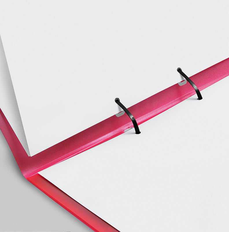veloflex-strip-binder-din-a4-pp-500-my-mit-2-strip-heftern-hellrot image 8