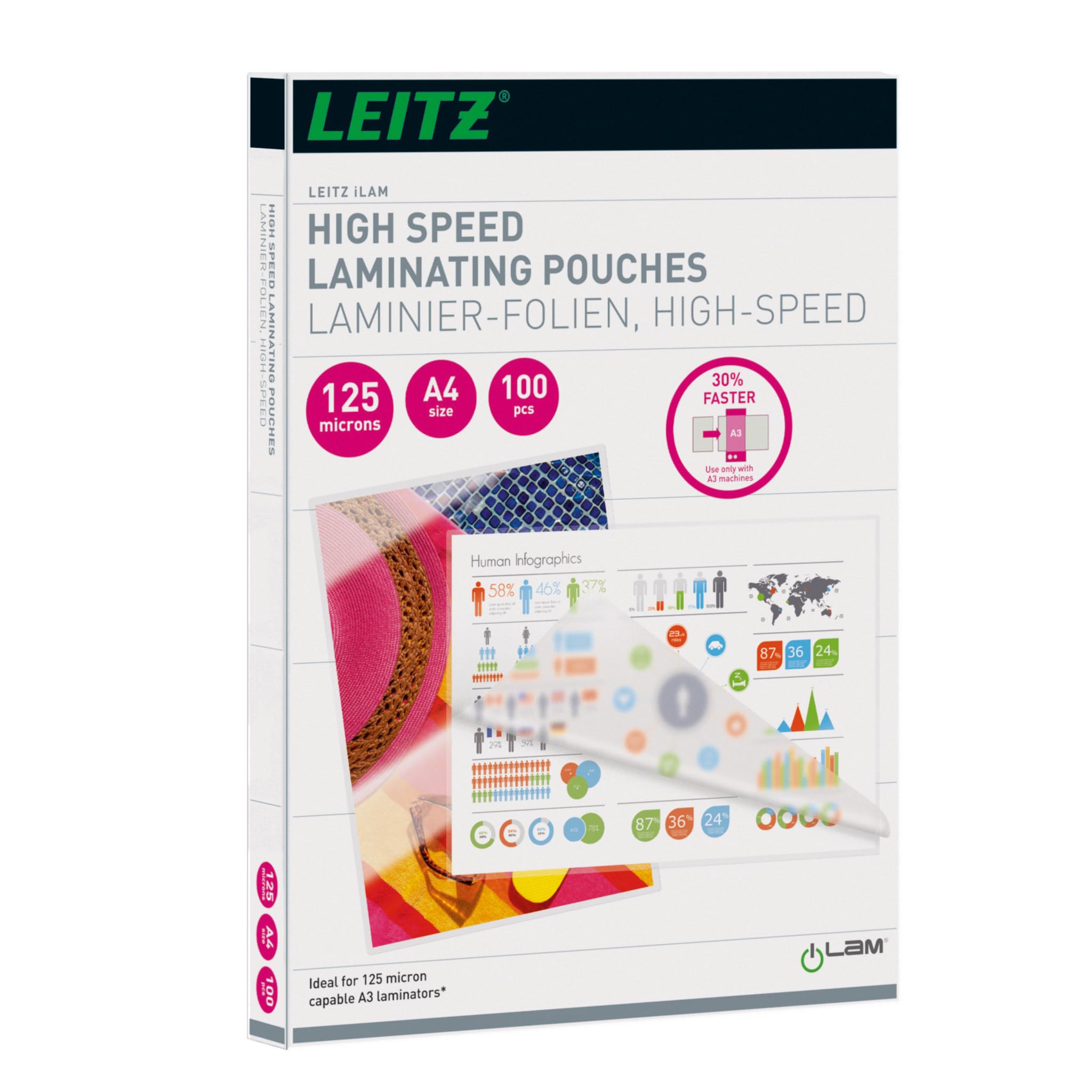 leitz-ilam-laminierfolien-a4-matt-125-mic-100er-pack-16926 image 8