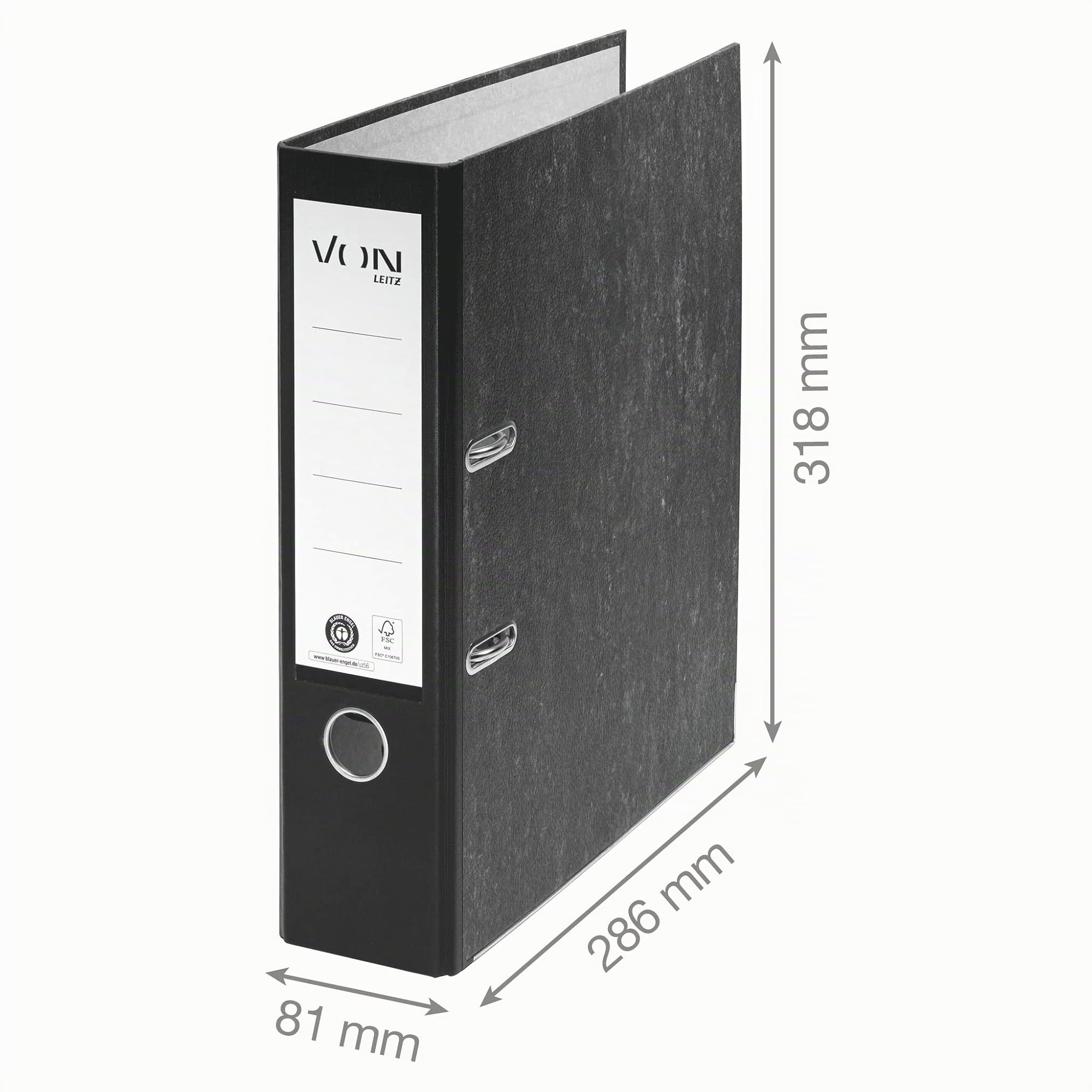 leitz-10531025-ordner-a4-80-mm-rot-5er-pack-aus-100-recyclingkarton image 5
