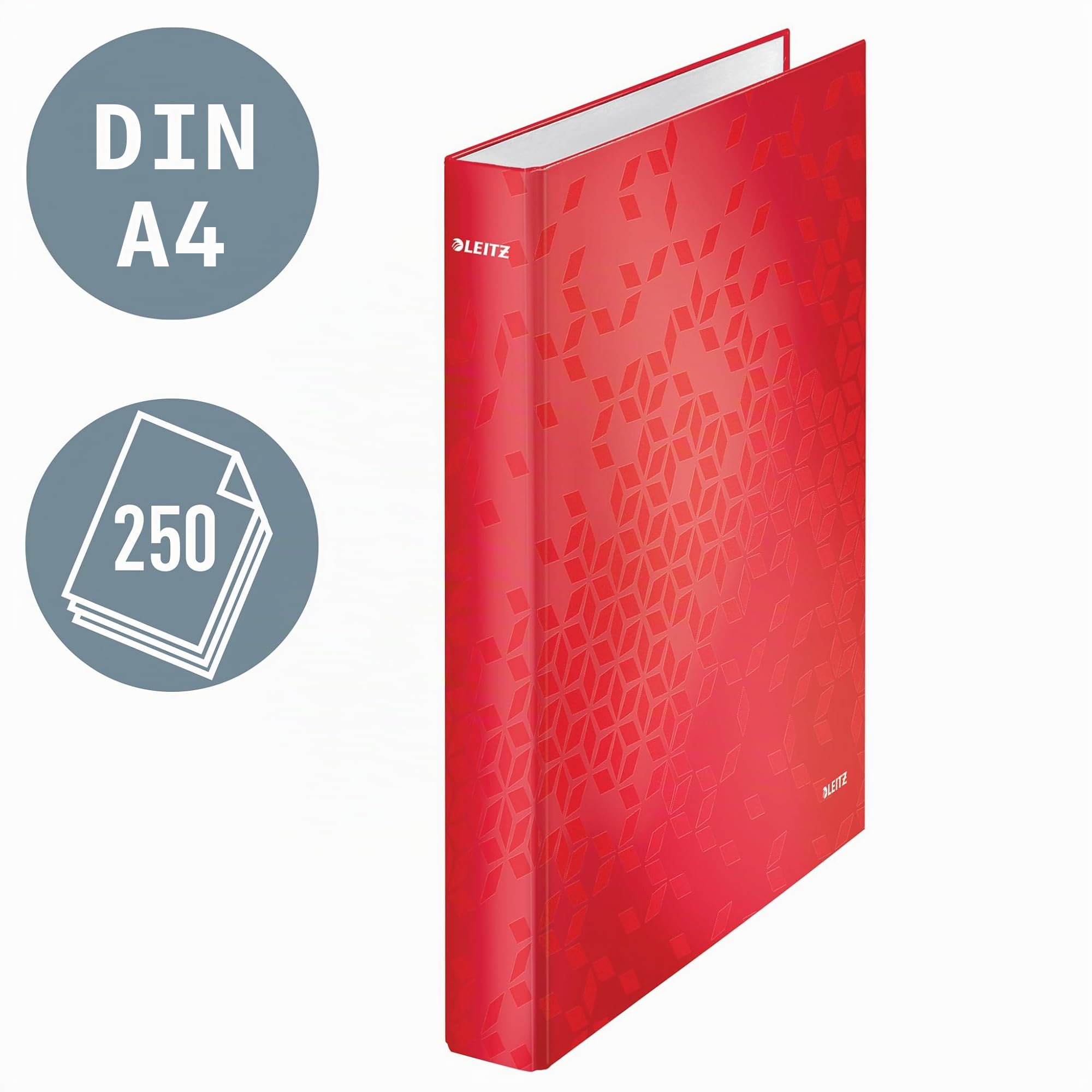 leitz-wow-ringbuch-a4-maxi-2-d-ringe-40-mm-r-cken-rot-42410026 image 2