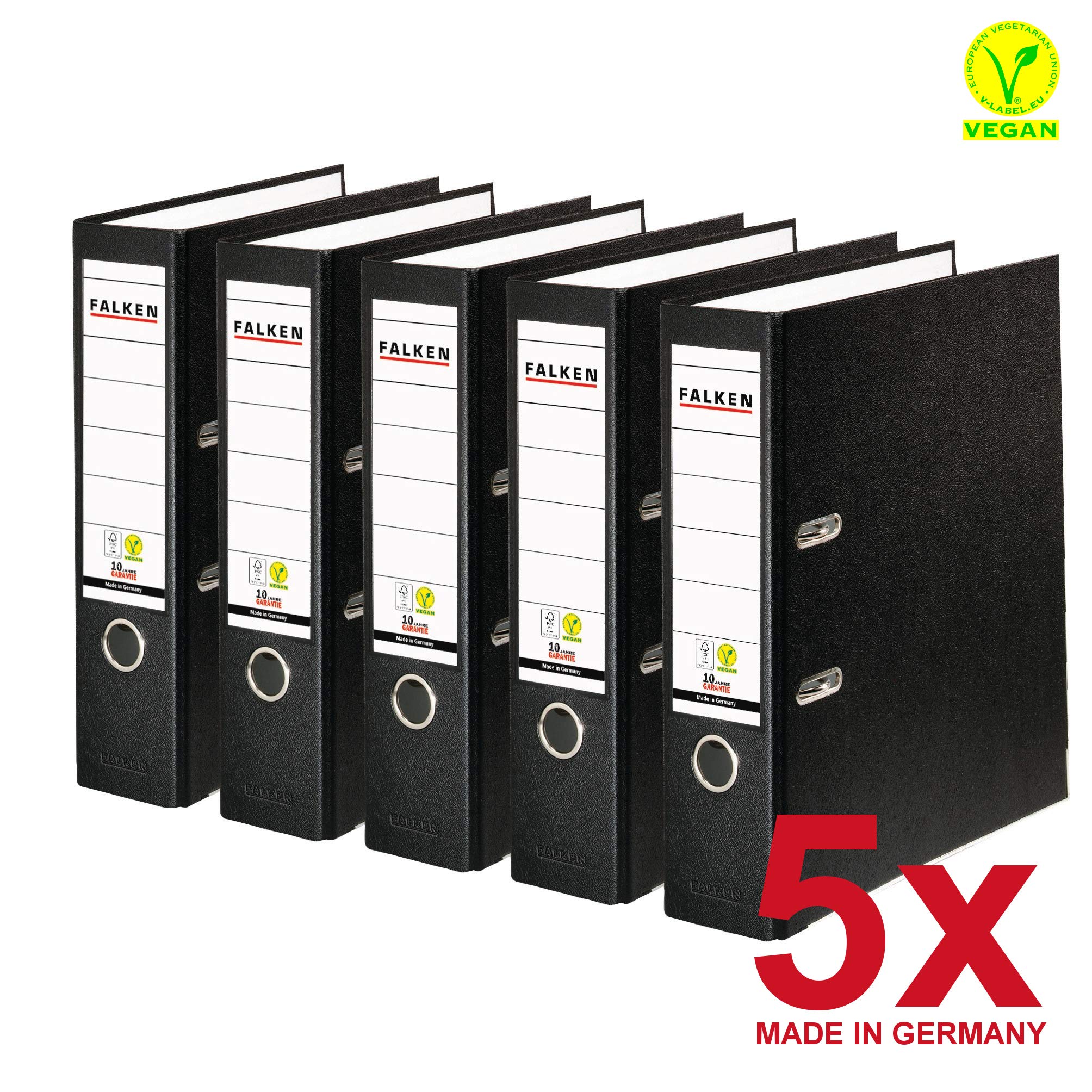 falken-pp-color-kunststoff-ordner-din-a4-8-cm-schwarz-5-st-ck image 2