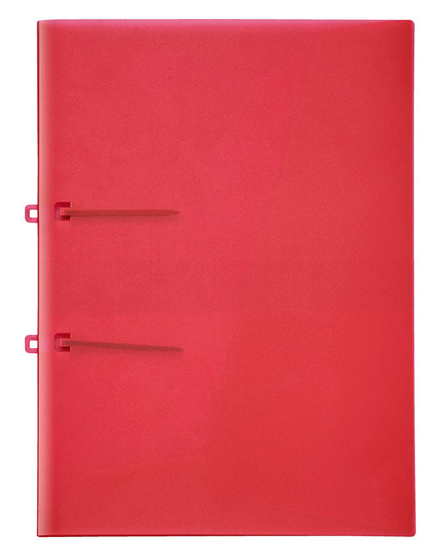 veloflex-strip-binder-din-a4-pp-500-my-mit-2-strip-heftern-hellrot image 2