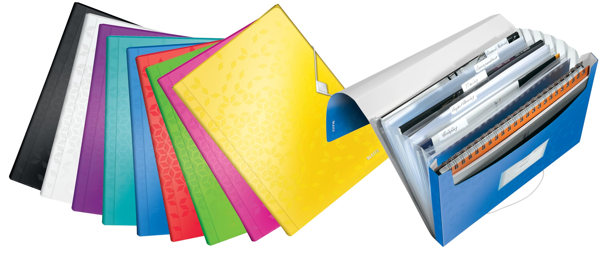 leitz-wow-f-chermappe-a4-6-f-cher-pp-eisblau-45890051 image 5