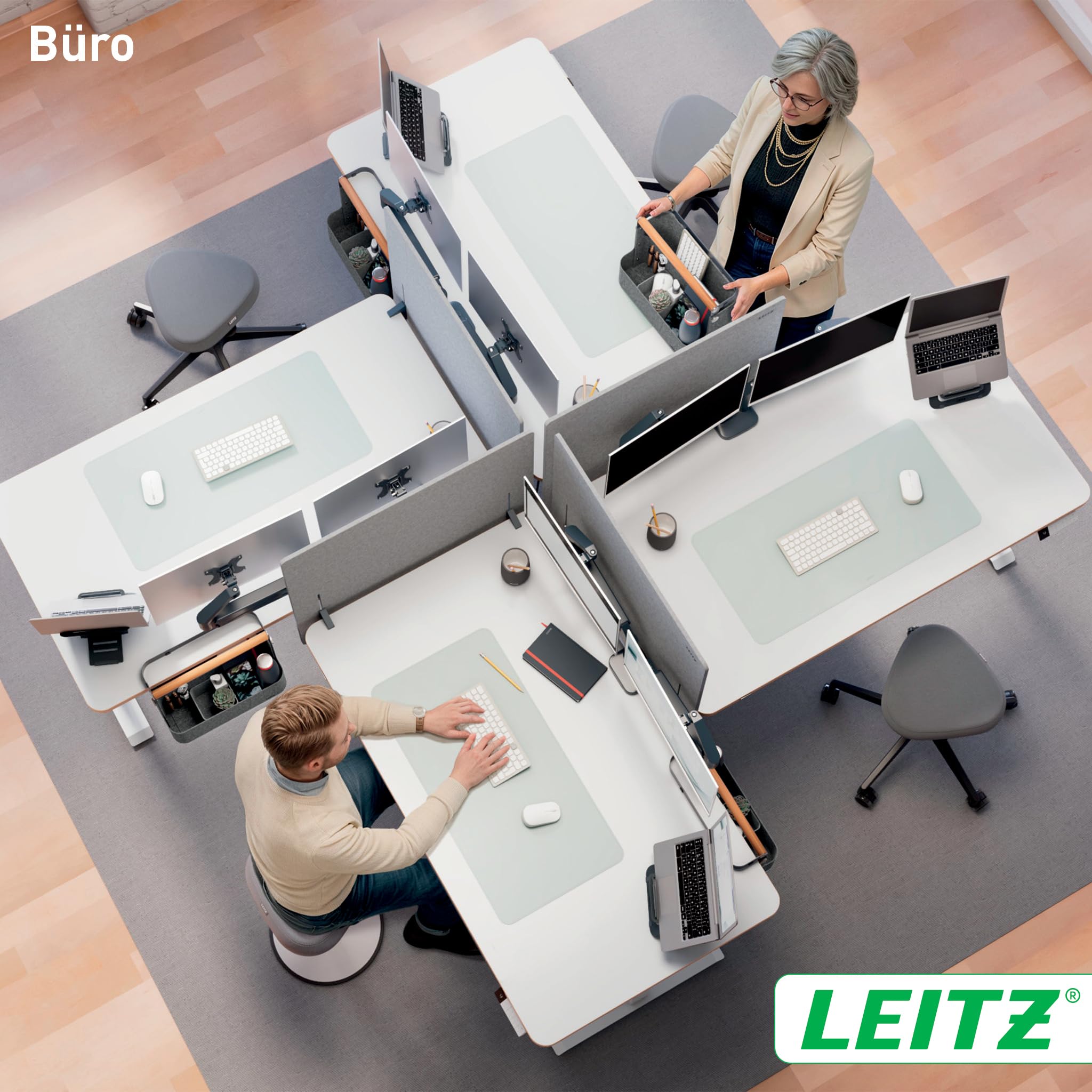 leitz-ergo-elektrischer-stehschreibtisch-140x80cm image 2