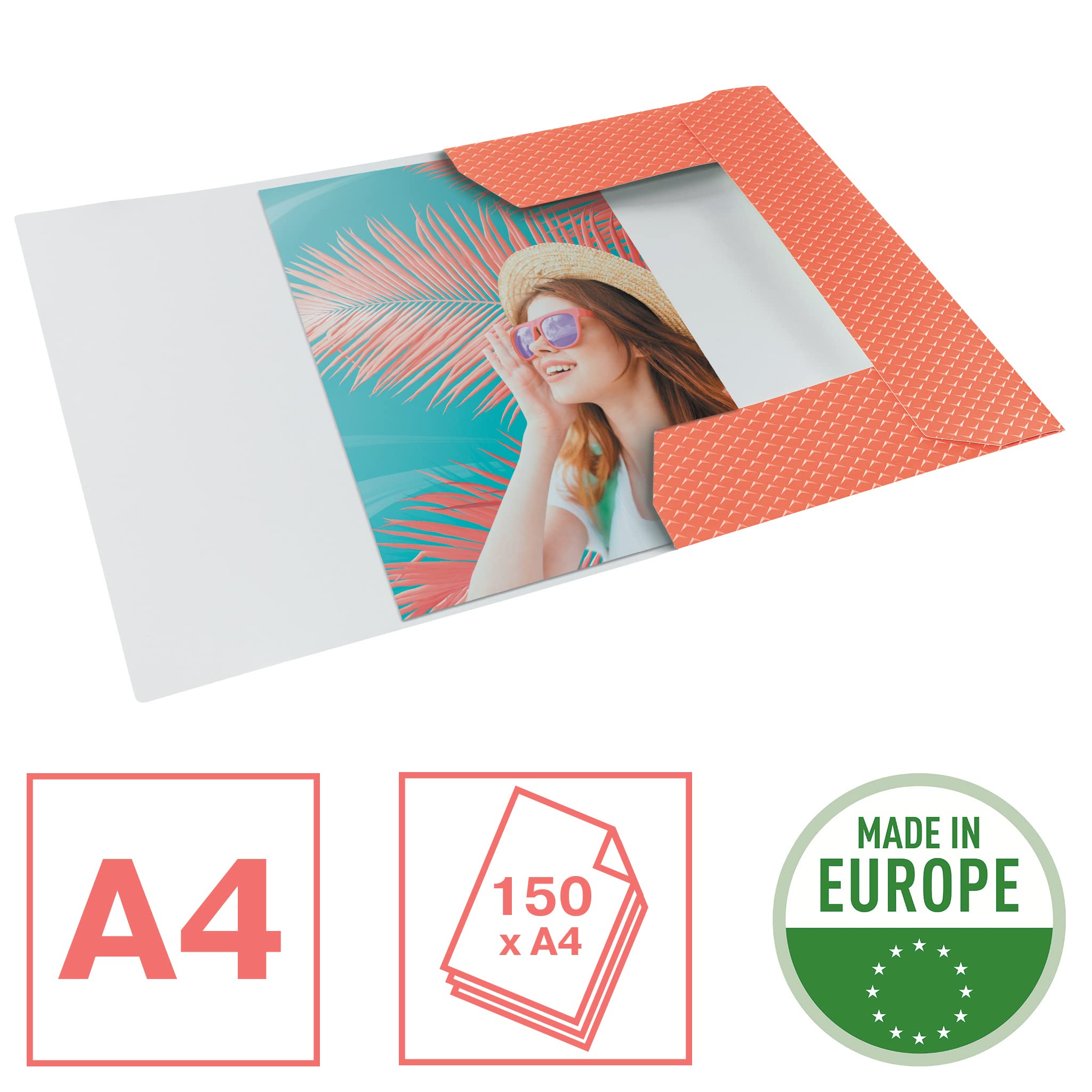esselte-colour-breeze-a4-3-f-chermappe-karton-150-blatt-koralle image 2