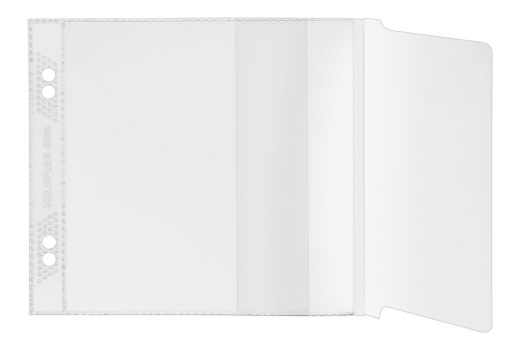 veloflex-cd-h-lle-zum-abheften-f-r-1-cd-pp-10er-sb-packung-transparent image 1