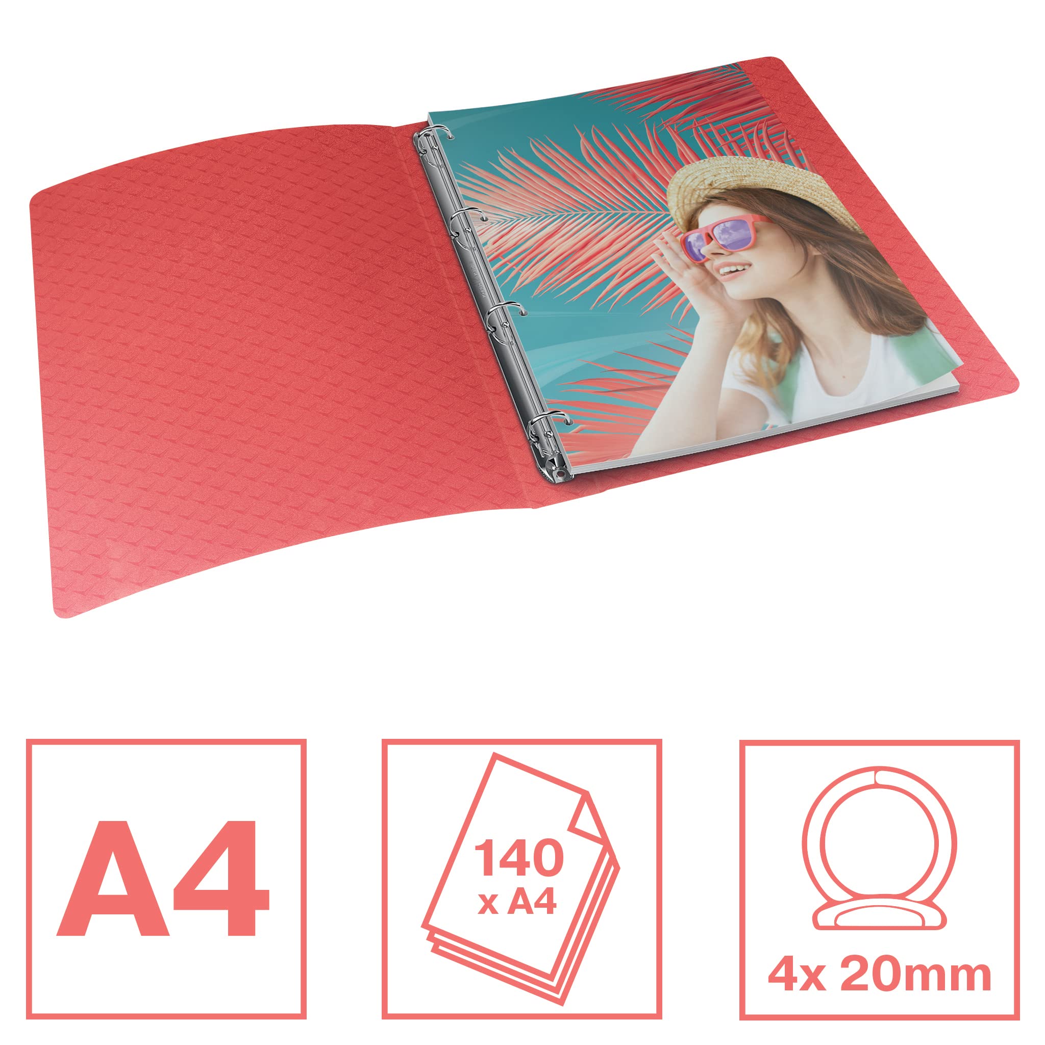 esselte-colour-breeze-ringordner-a4-4-ring-25-mm-koralle image 2