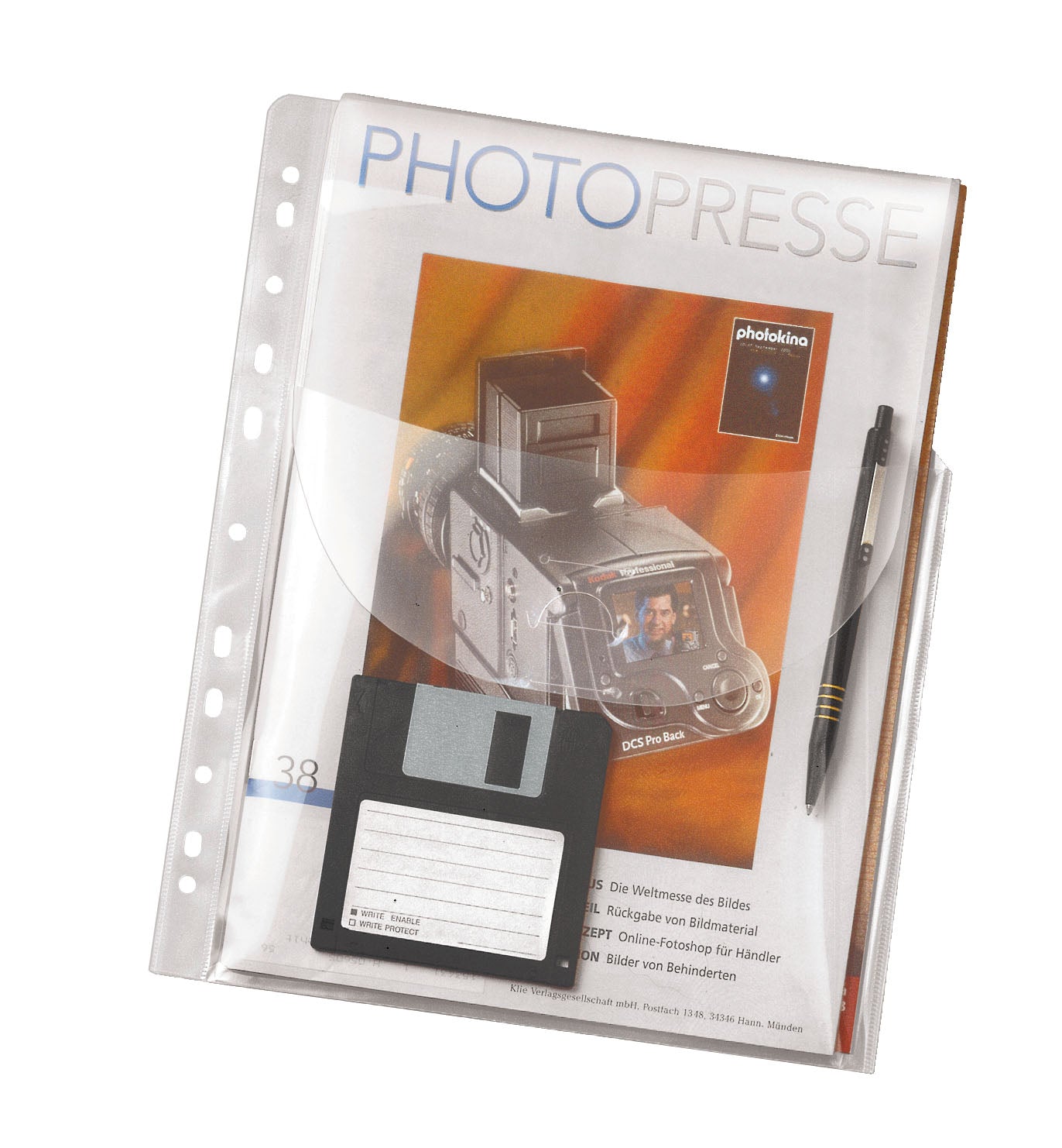 veloflex-prospekth-lle-jumbo-faltentasche-din-a4-pp-200-my-transparent image 1