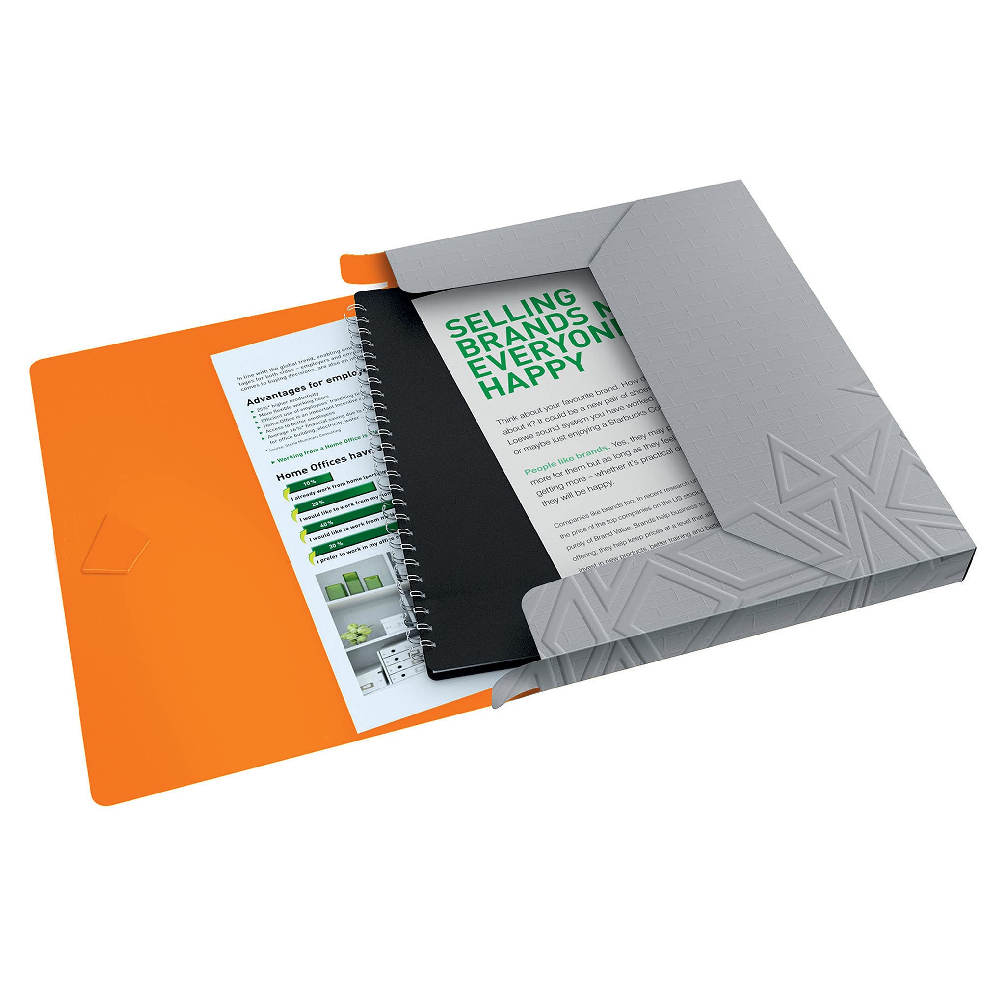 leitz-urban-chic-ablagebox-a4-250-blatt-grau-39480088 image 3