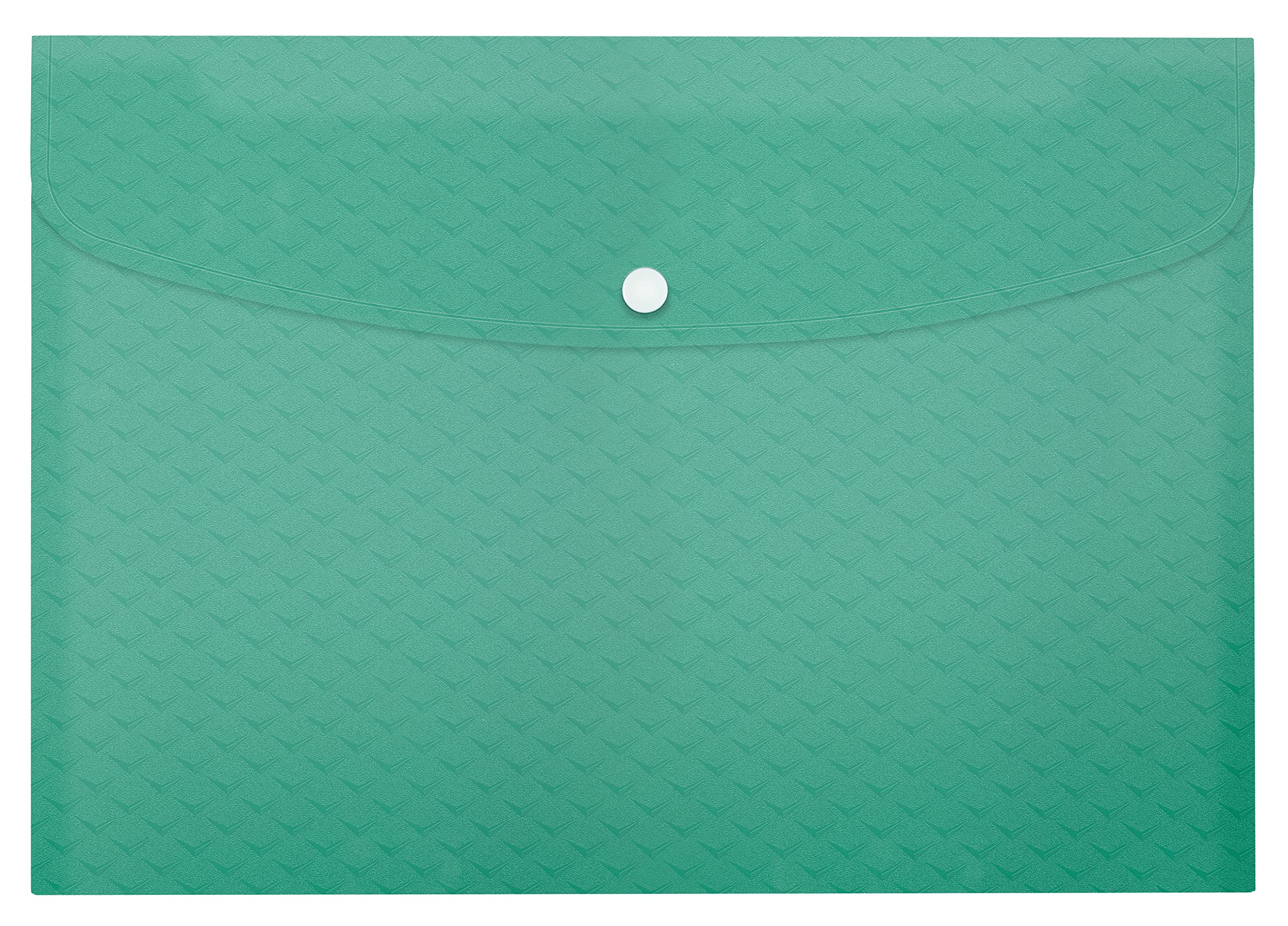 esselte-colour-breeze-a4-dokumententasche-3-st-ck-gr-n-mit-druckknopf image 1