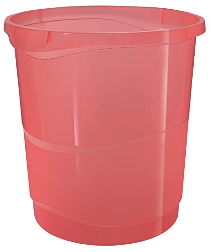 esselte-colour-breeze-papierkorb-14-liter-koralle-kunststoff image 6
